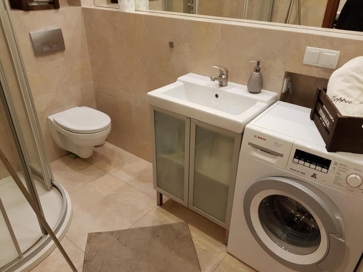 Zoppot-Abrahama Apartment ภายนอก รูปภาพ